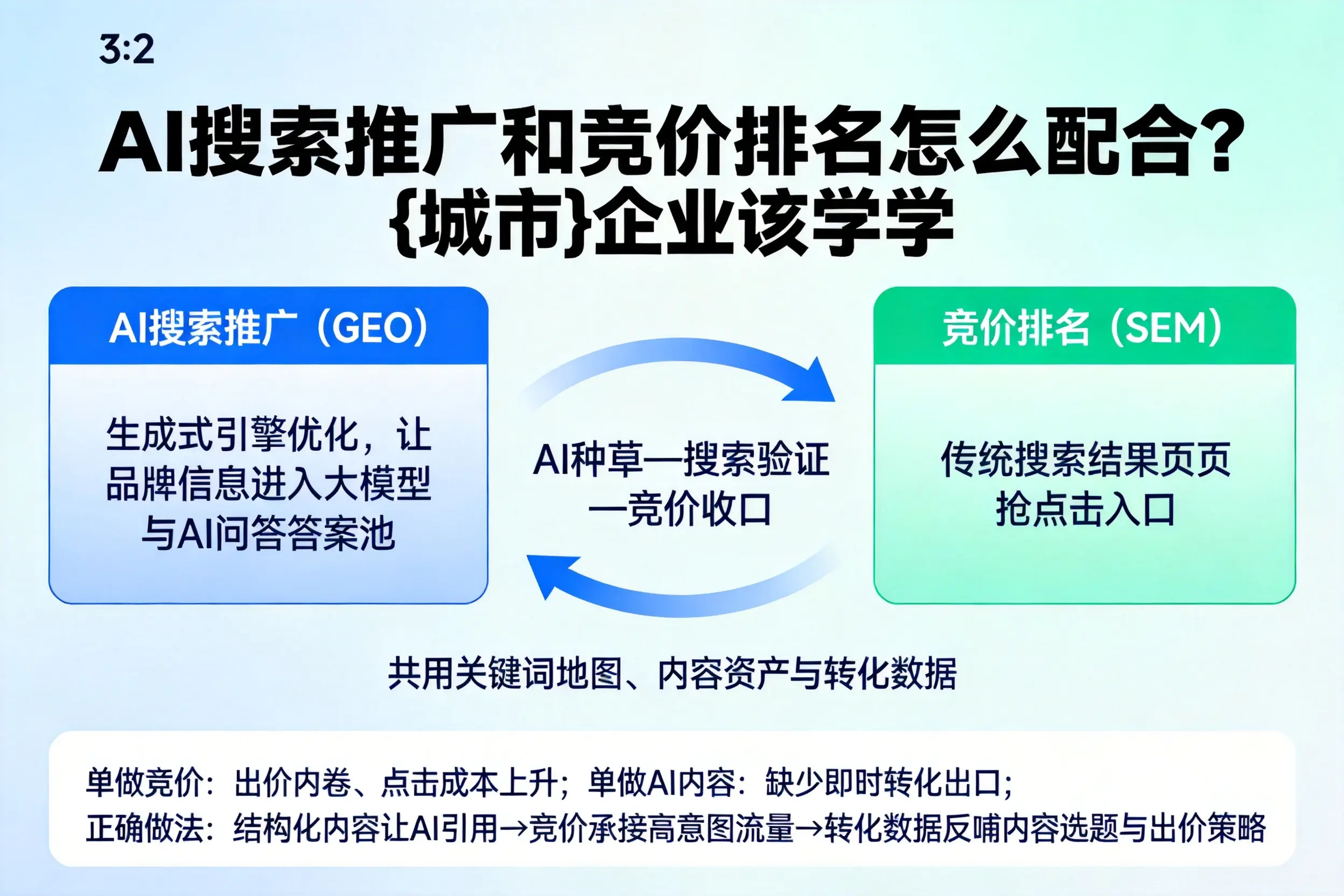 AI搜索推广和竞价排名怎么配合？洛阳企业该学学