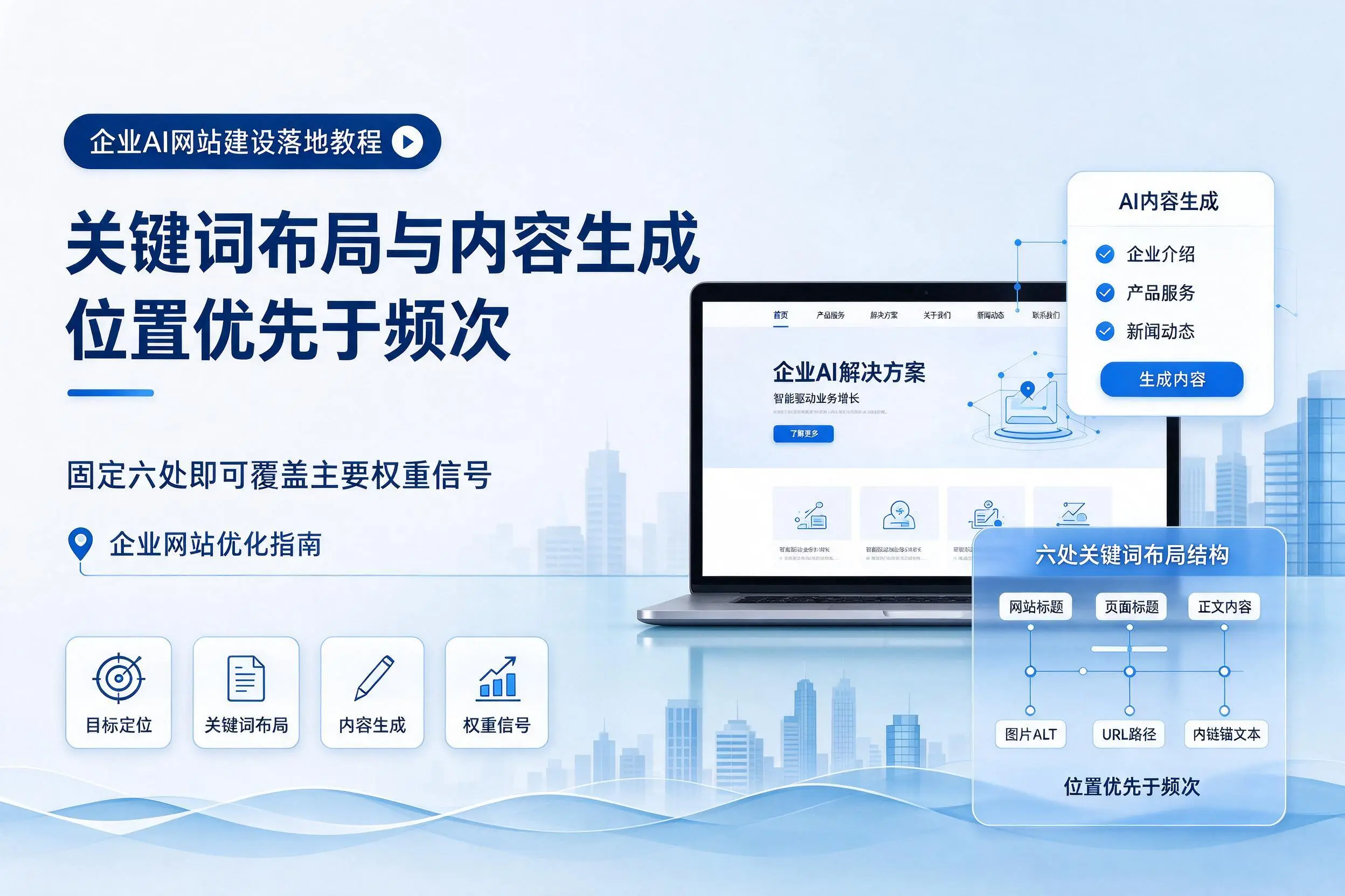 洛阳企业AI网站建设落地教程：关键词布局与内容生成